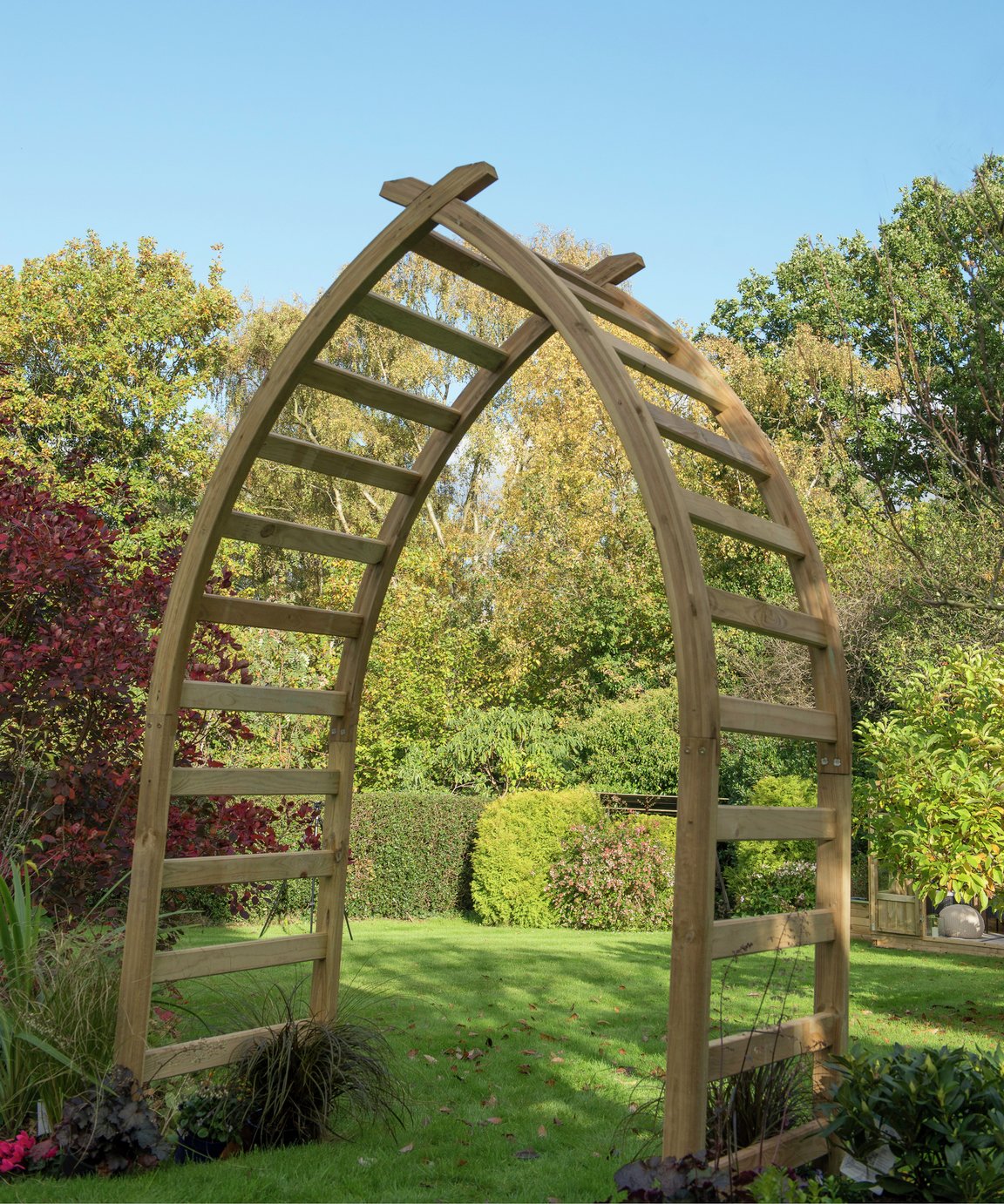 Forest Garden Whitby Arch garden arch 258x154x76cm - British product