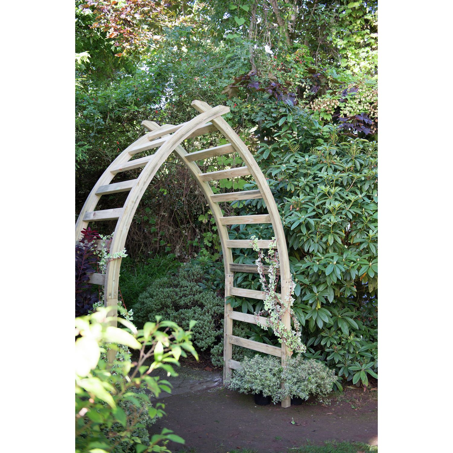 Forest Garden Whitby Arch garden arch 258x154x76cm - British product