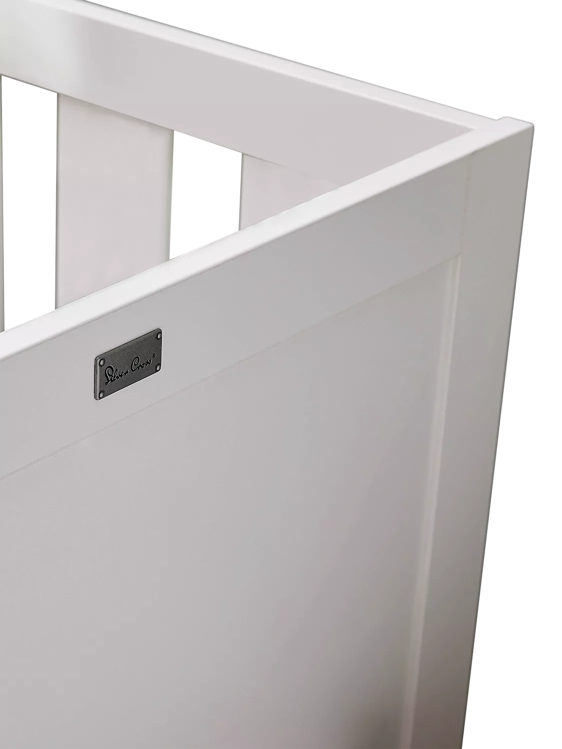 Silver Cross Bromley white cotbed and dresser set (British brand)