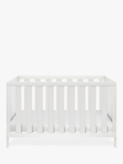 Silver Cross Bromley Kinderbett, Doppelkleiderschrank und 3-Schubladen-Kommode Set, Weißes Kinderzimmer-Möbel-Set
