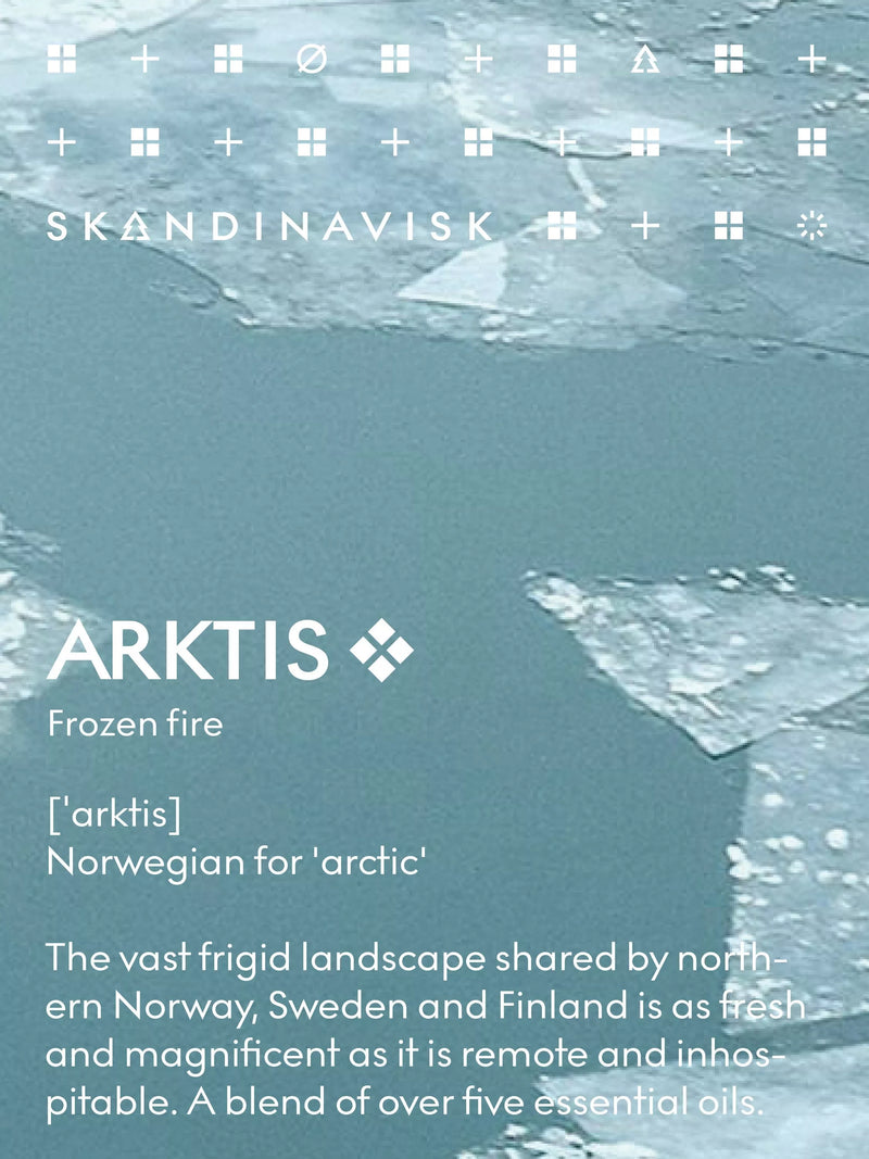 SKANDINAVISK Arktis scented candle 65g, imported from the UK