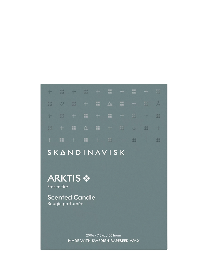 SKANDINAVISK Arktis scented candle 200g (British brand)