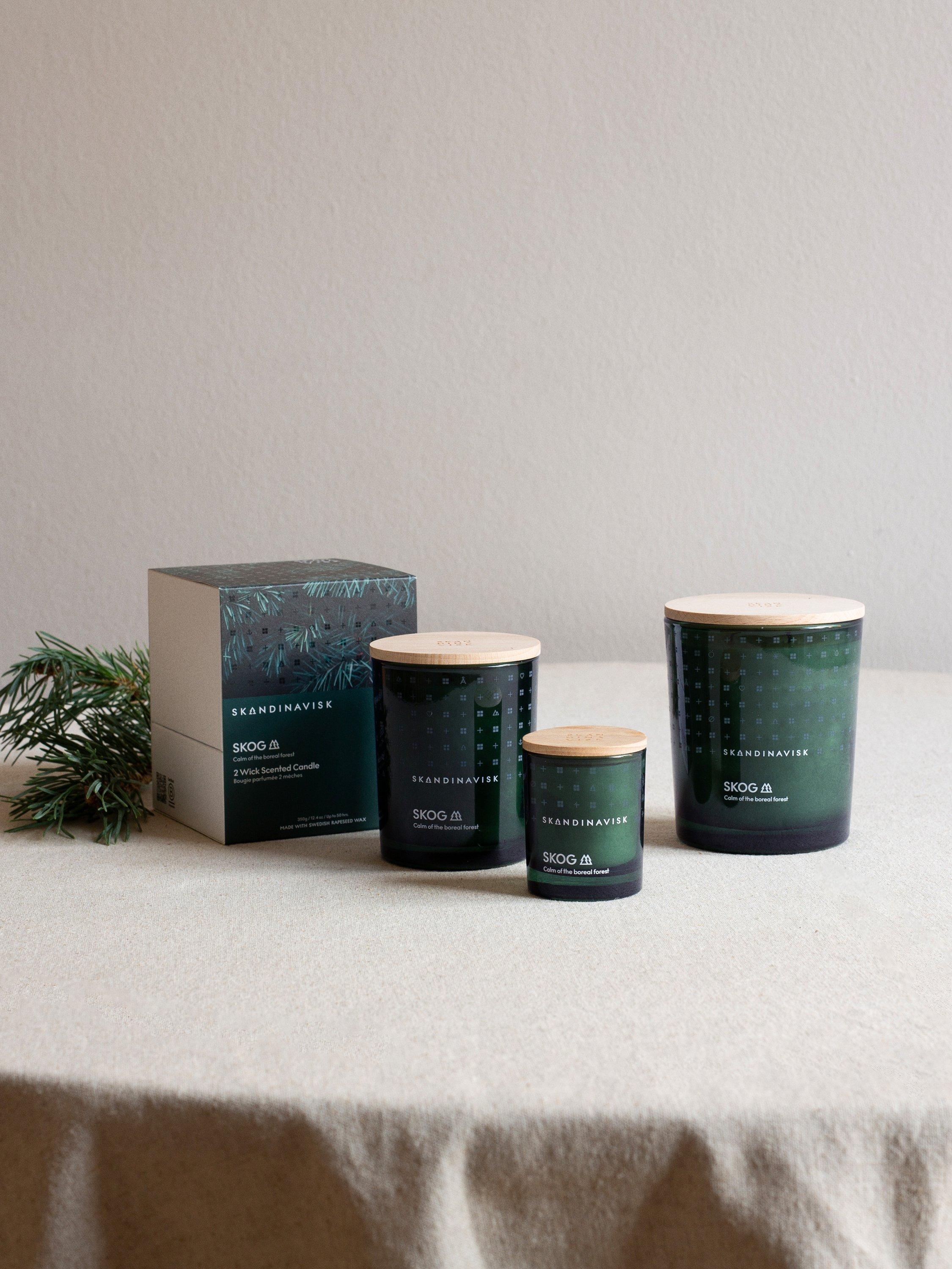 SKANDINAVISK Skog two-wick scented candle 350g, UK version