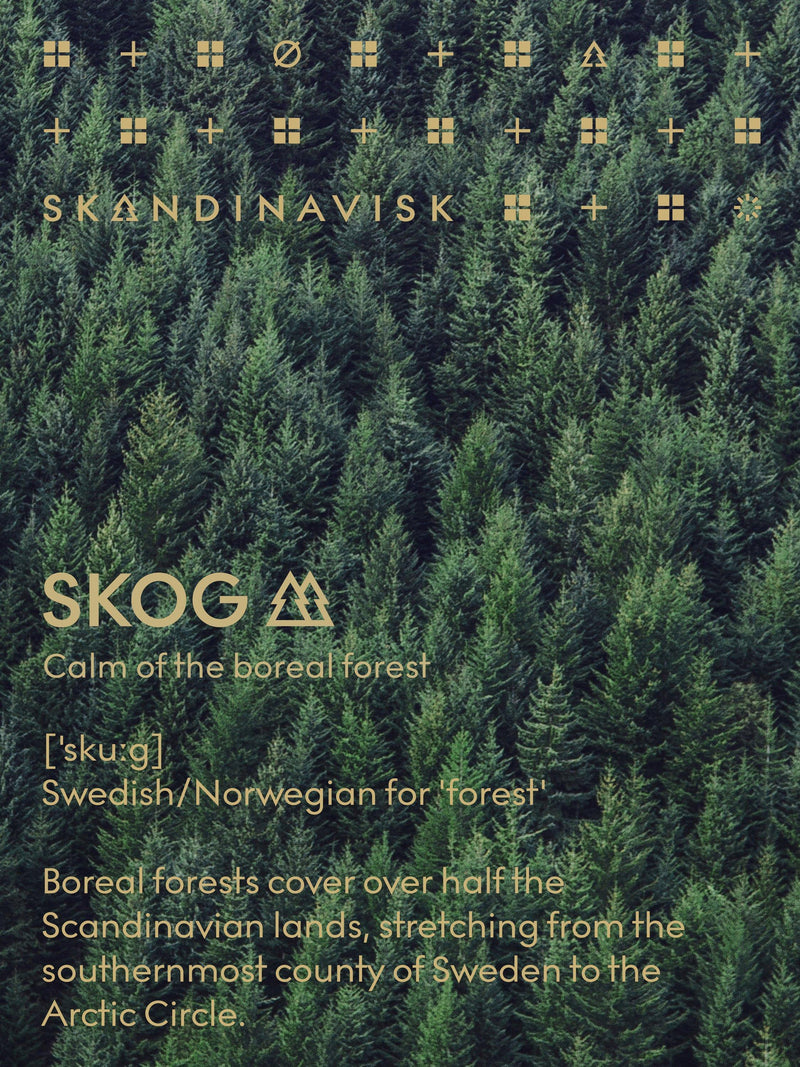 SKANDINAVISK Skog two-wick scented candle 350g, UK version