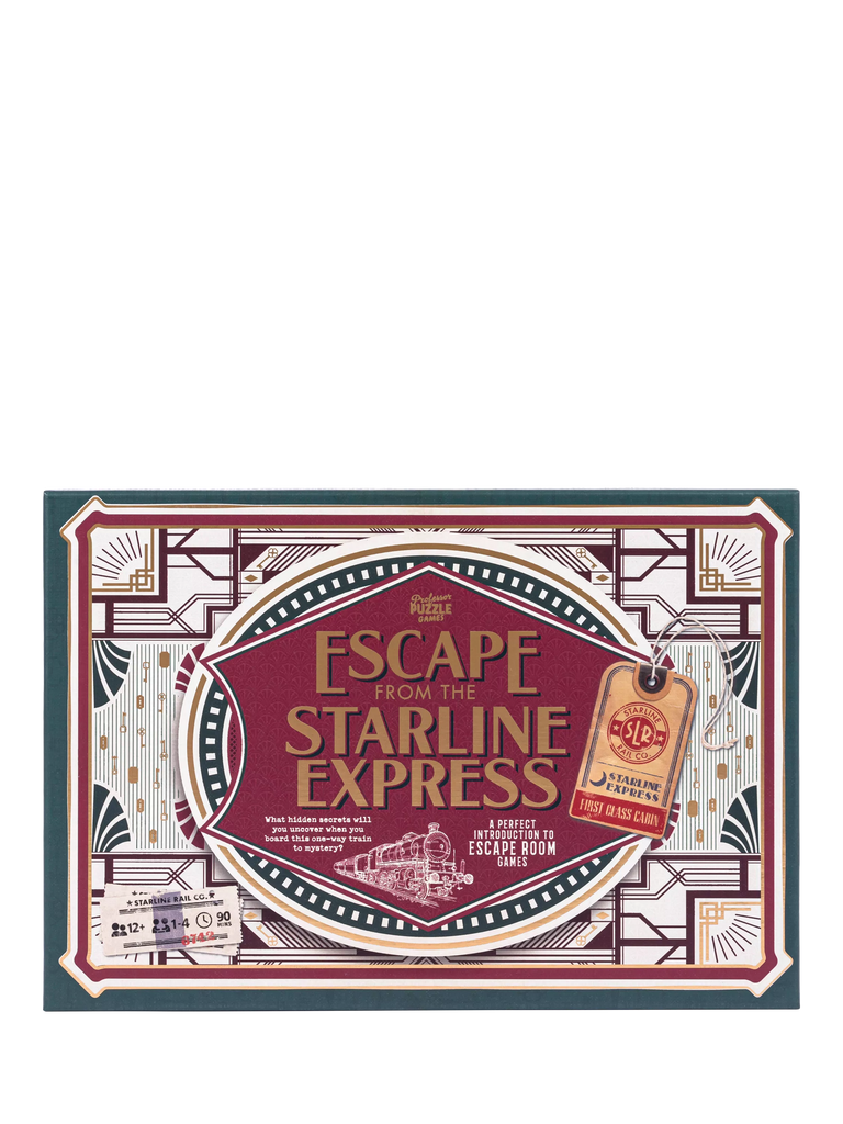 Professor Puzzle Escape From The Starline Express Escape Room Game