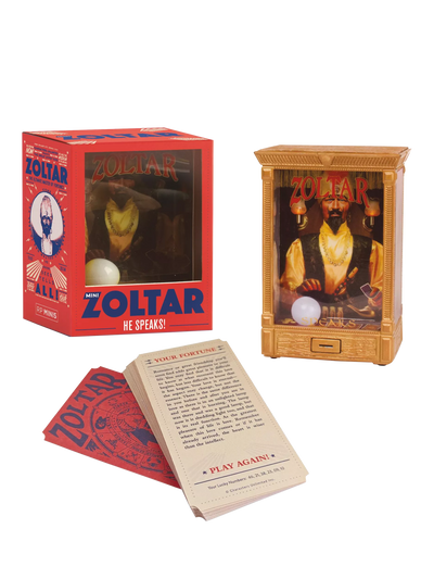 Four-Inch Speaking Fortune Teller Toy with Light-Up Crystal Ball and Fortune Cards