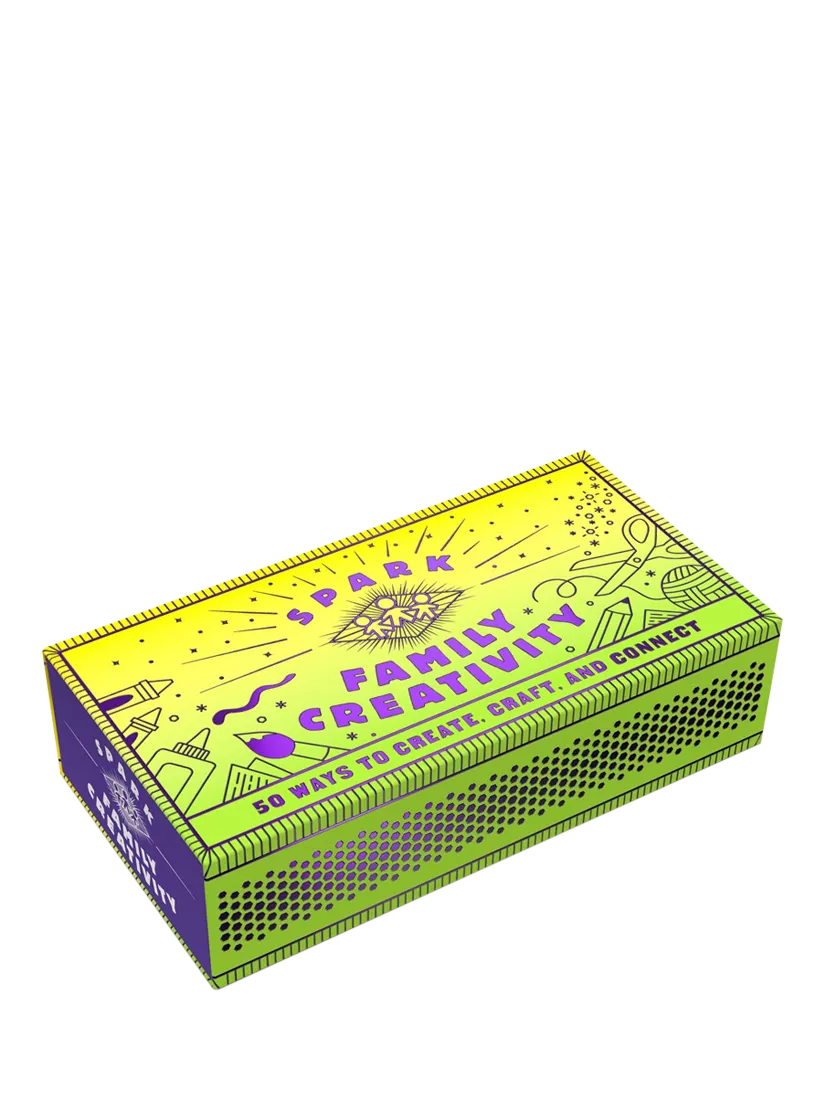 Chronicle Books creativity matchbox with 50 activity prompts - British product