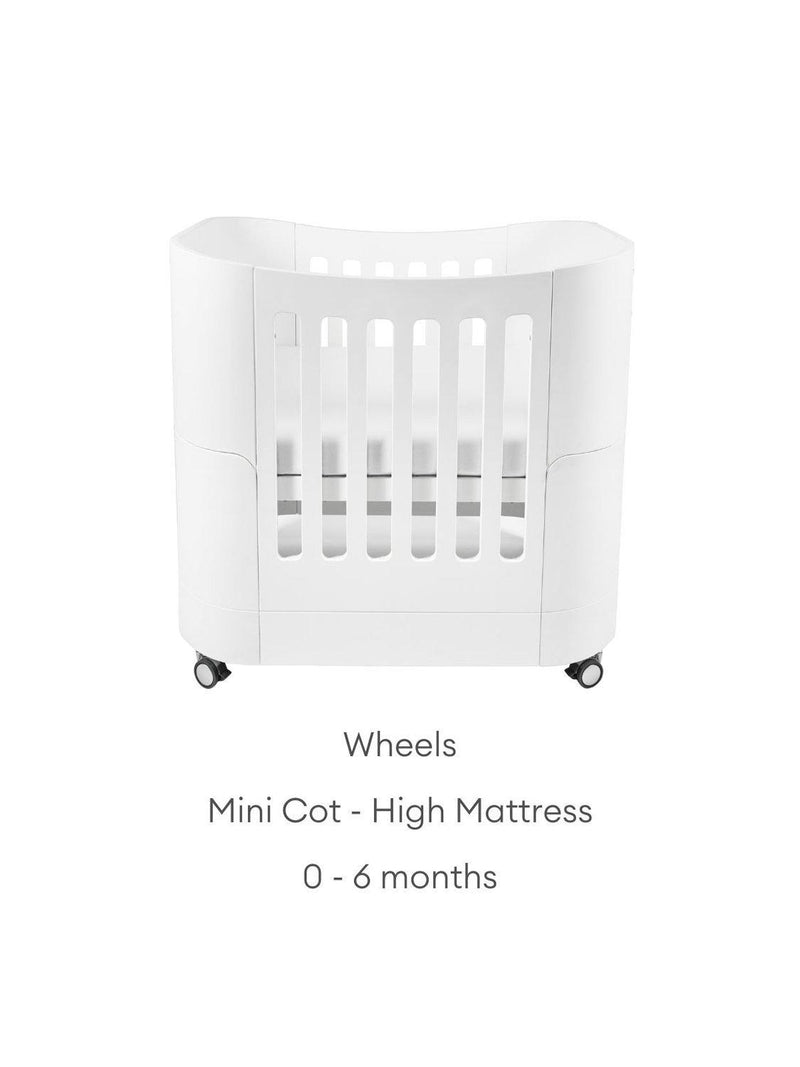 Gaia Baby Serena Mini Cot wooden design, UK version