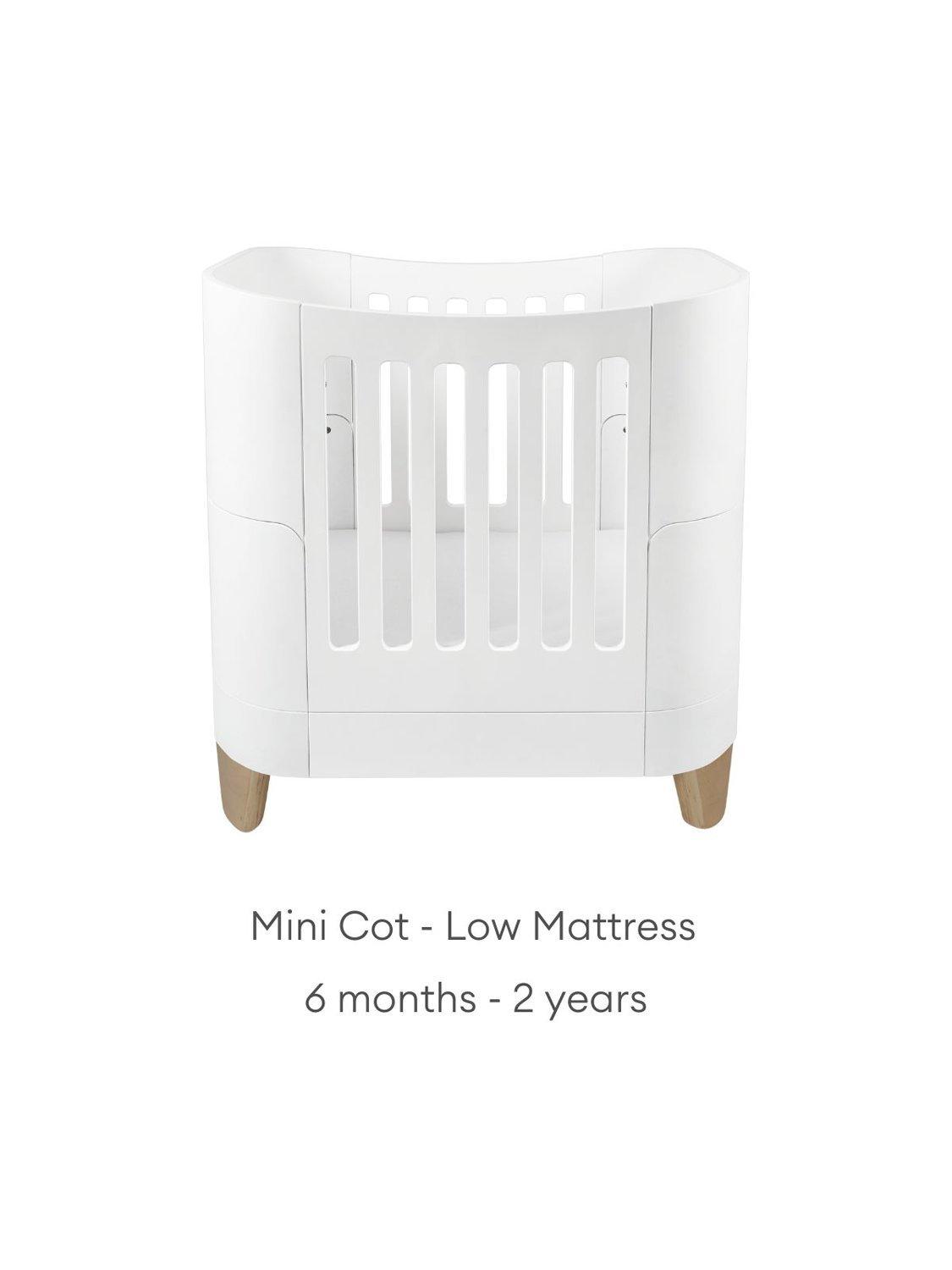 Gaia Baby Serena Mini Cot wooden design, UK version