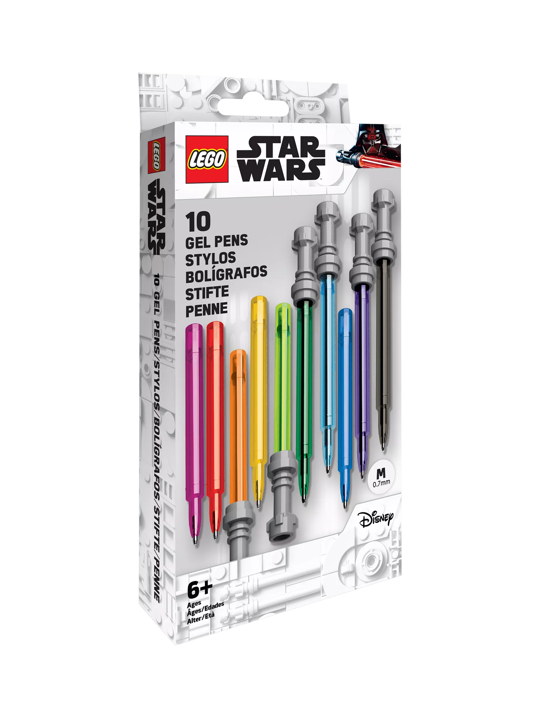 LEGO Star Wars Lightsaber Gel Pens Pack of 10, UK version