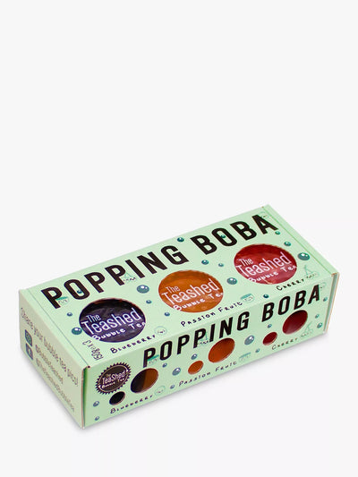 John Lewis The Tea Shed Bubble Tea Popping Boba Juice Pearls Mix 3 x 150g- Buy online at McGrocer