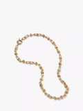 Daisy London gold plated knot chain necklace 45.7cm, imported from the UK