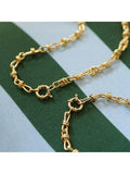 Daisy London gold plated knot chain necklace 45.7cm, imported from the UK