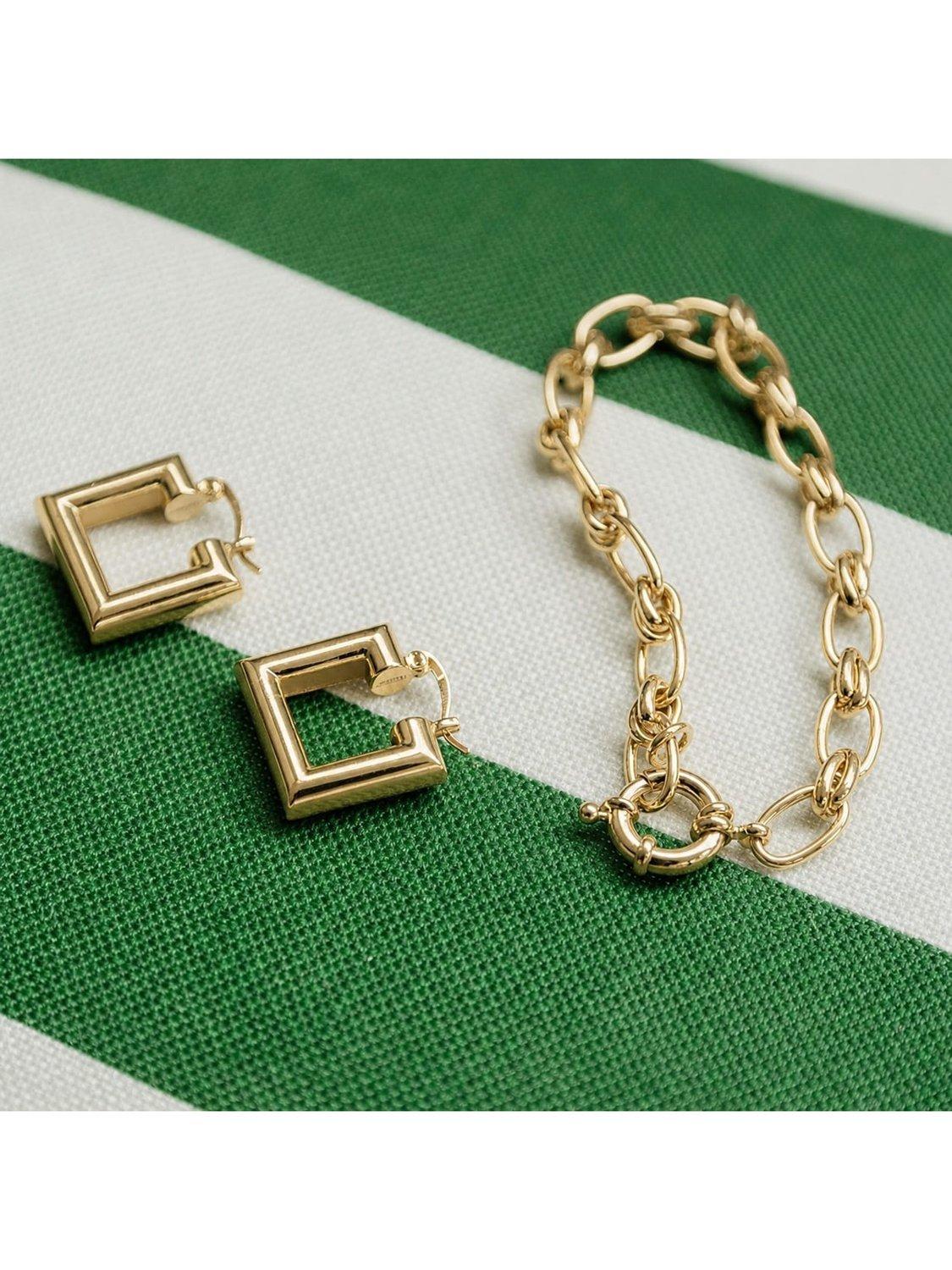 Daisy London gold link chain bracelet, UK version