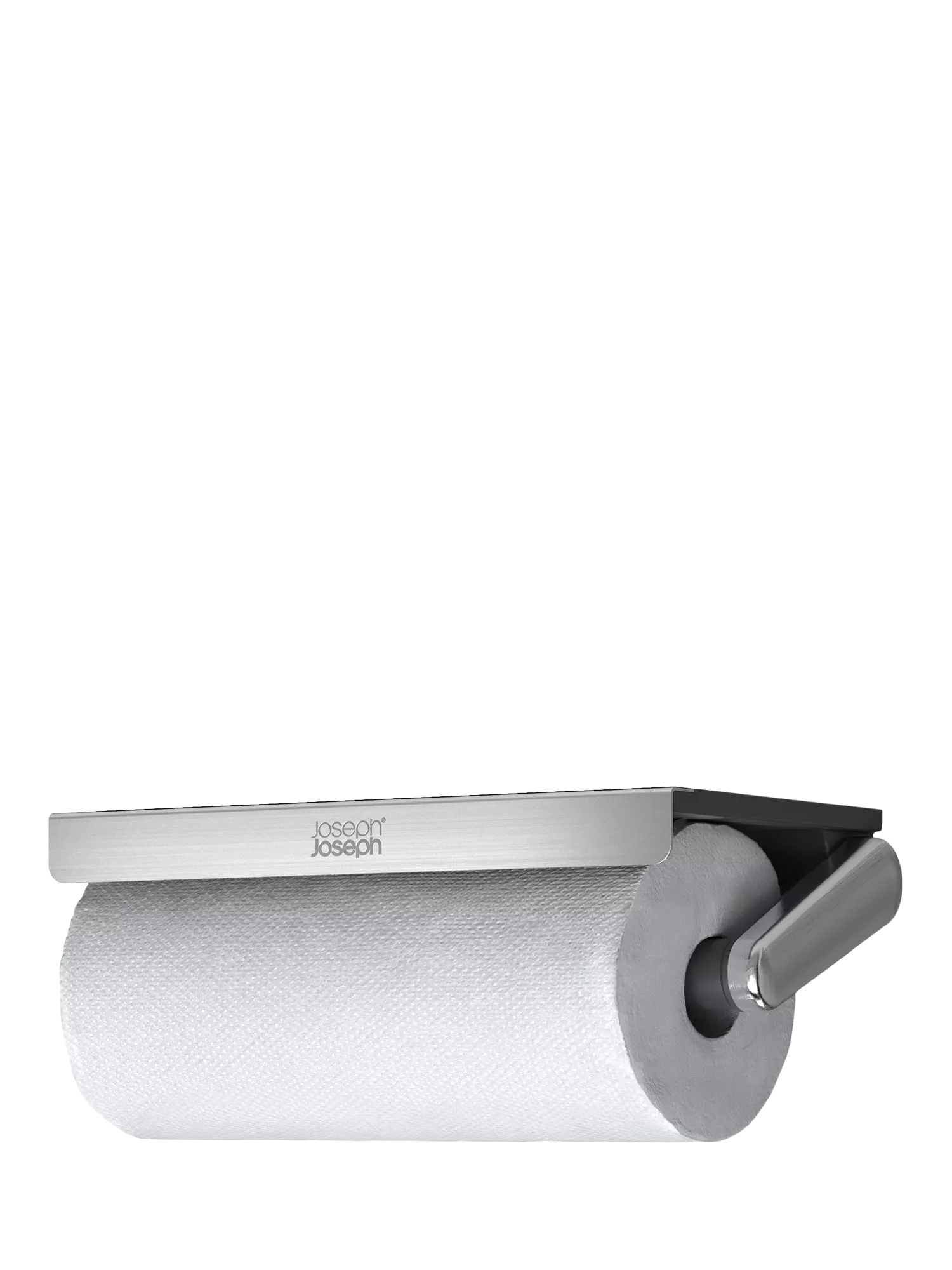 Joseph Joseph brushed steel under shelf kitchen roll holder, UK version