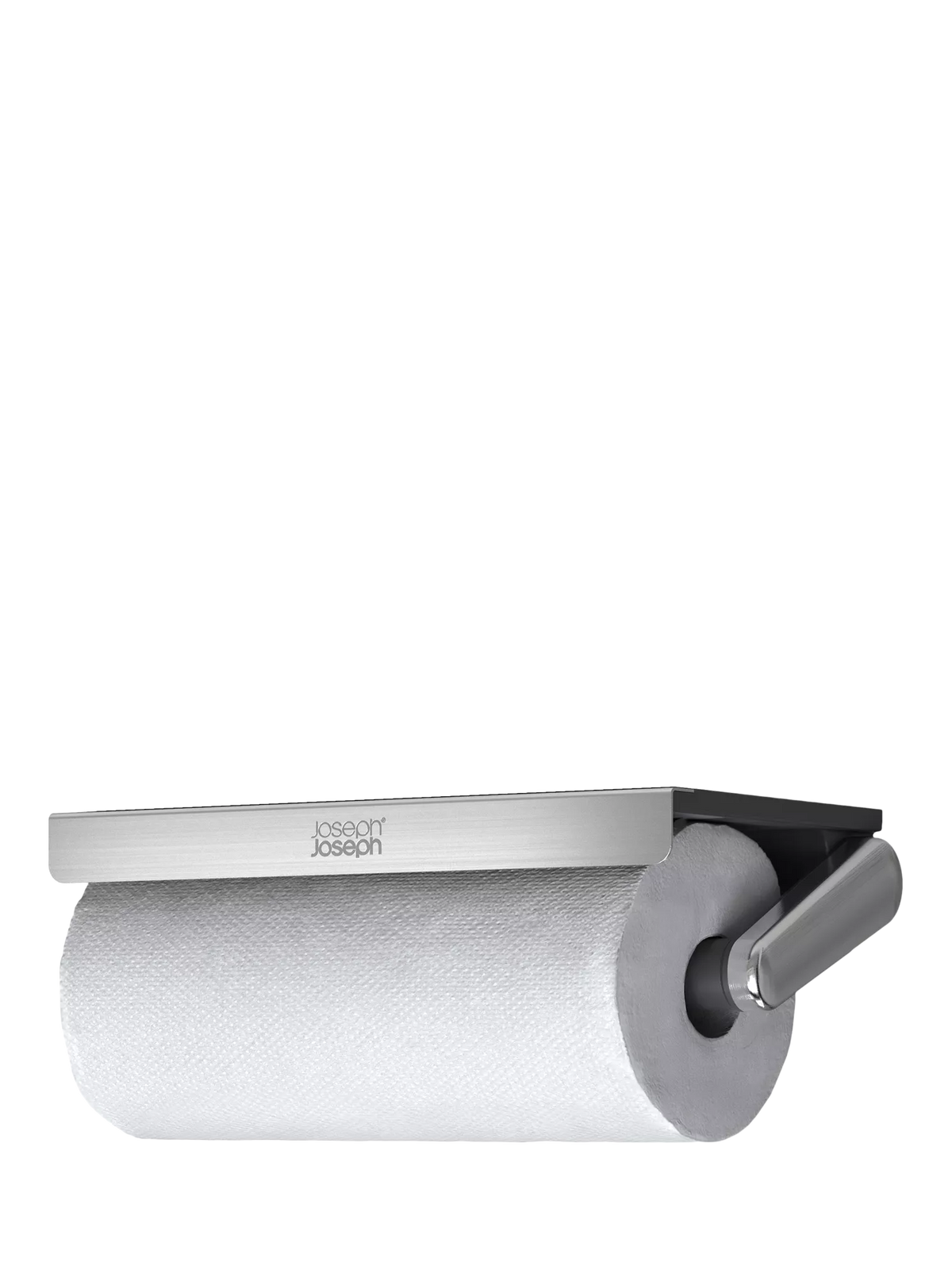 Joseph Joseph brushed steel under shelf kitchen roll holder, UK version