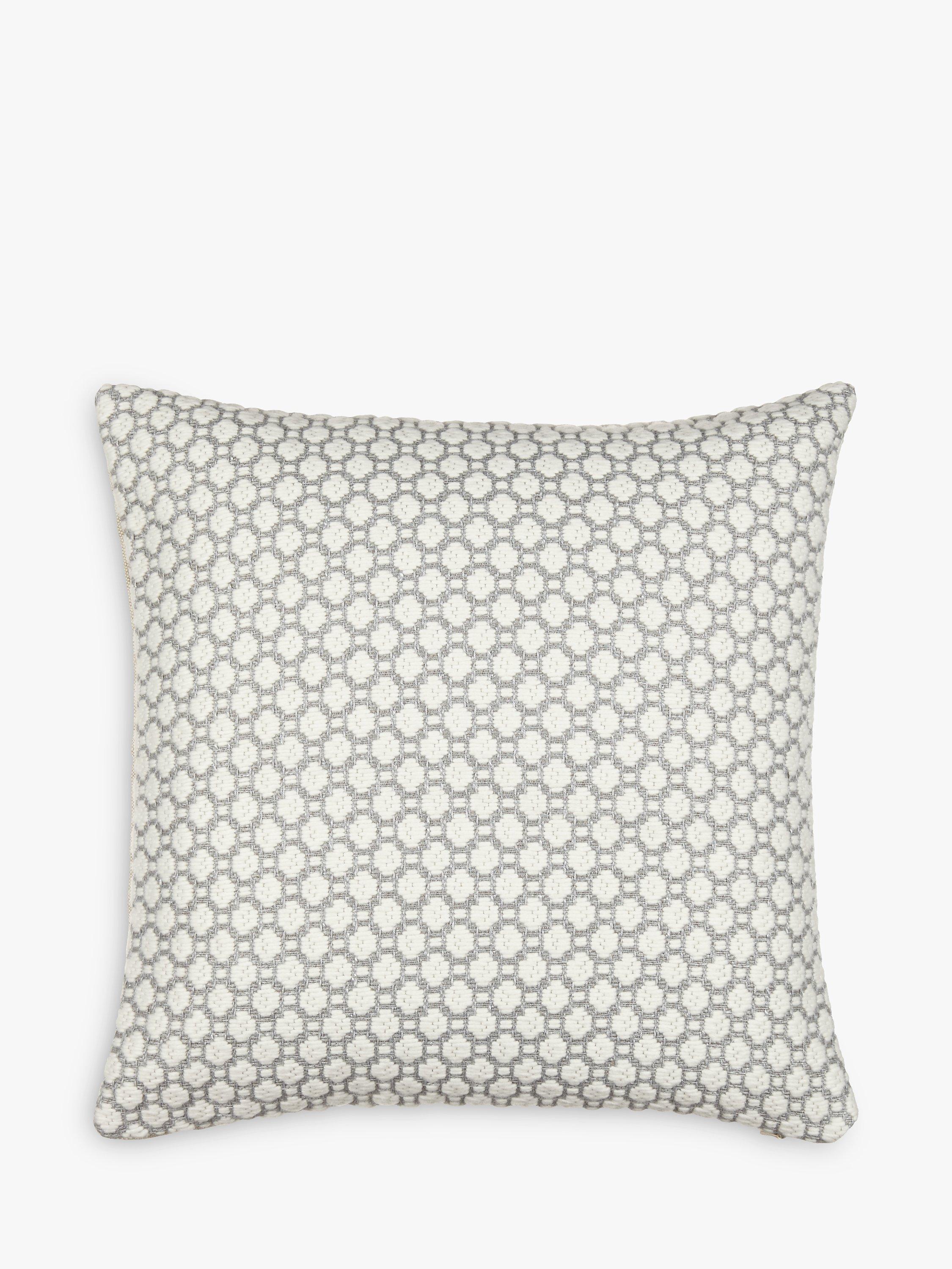 John Lewis weave cushion damask geometric 50cm, UK version