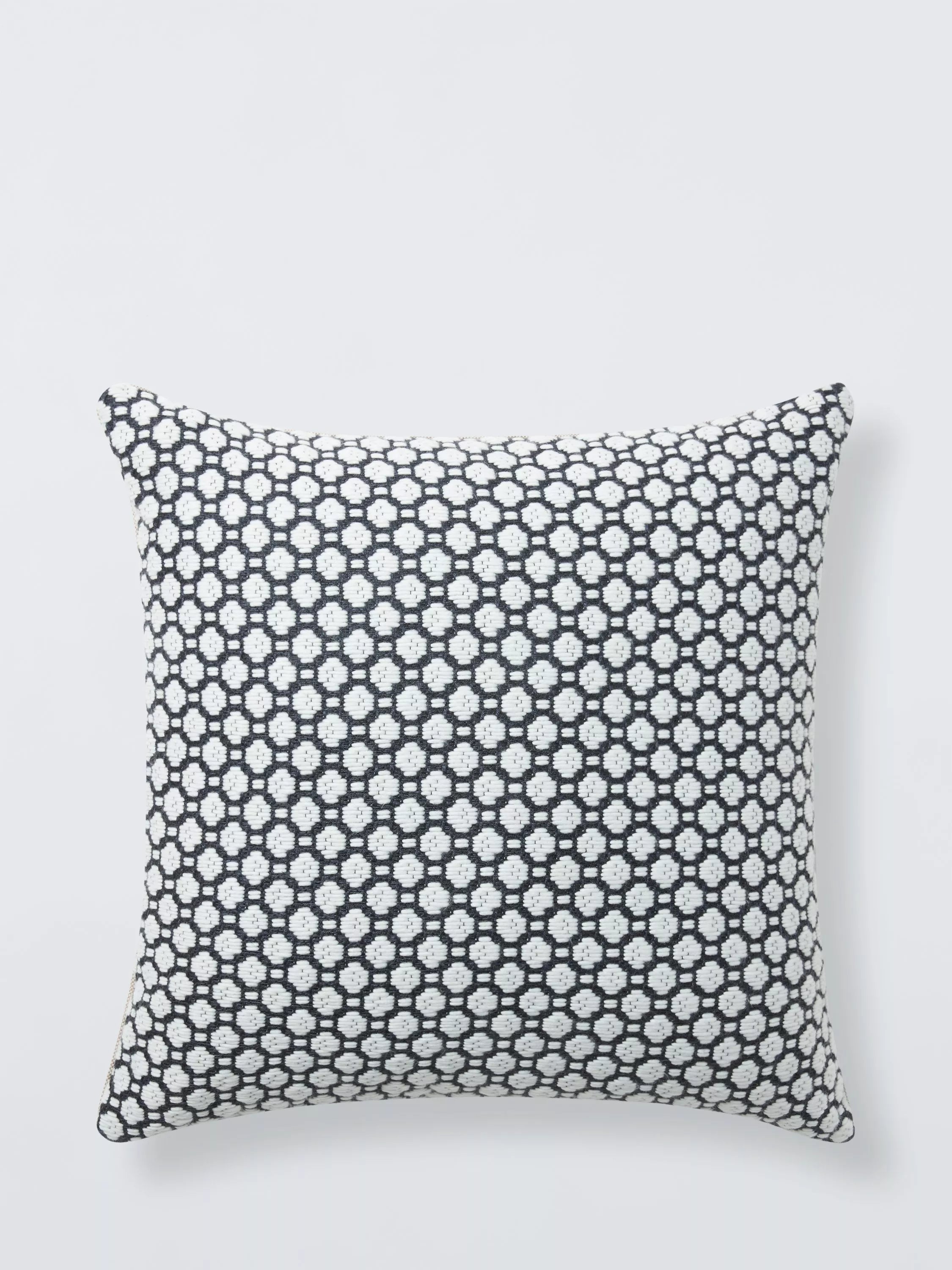 John Lewis Weave Cushion - Navy