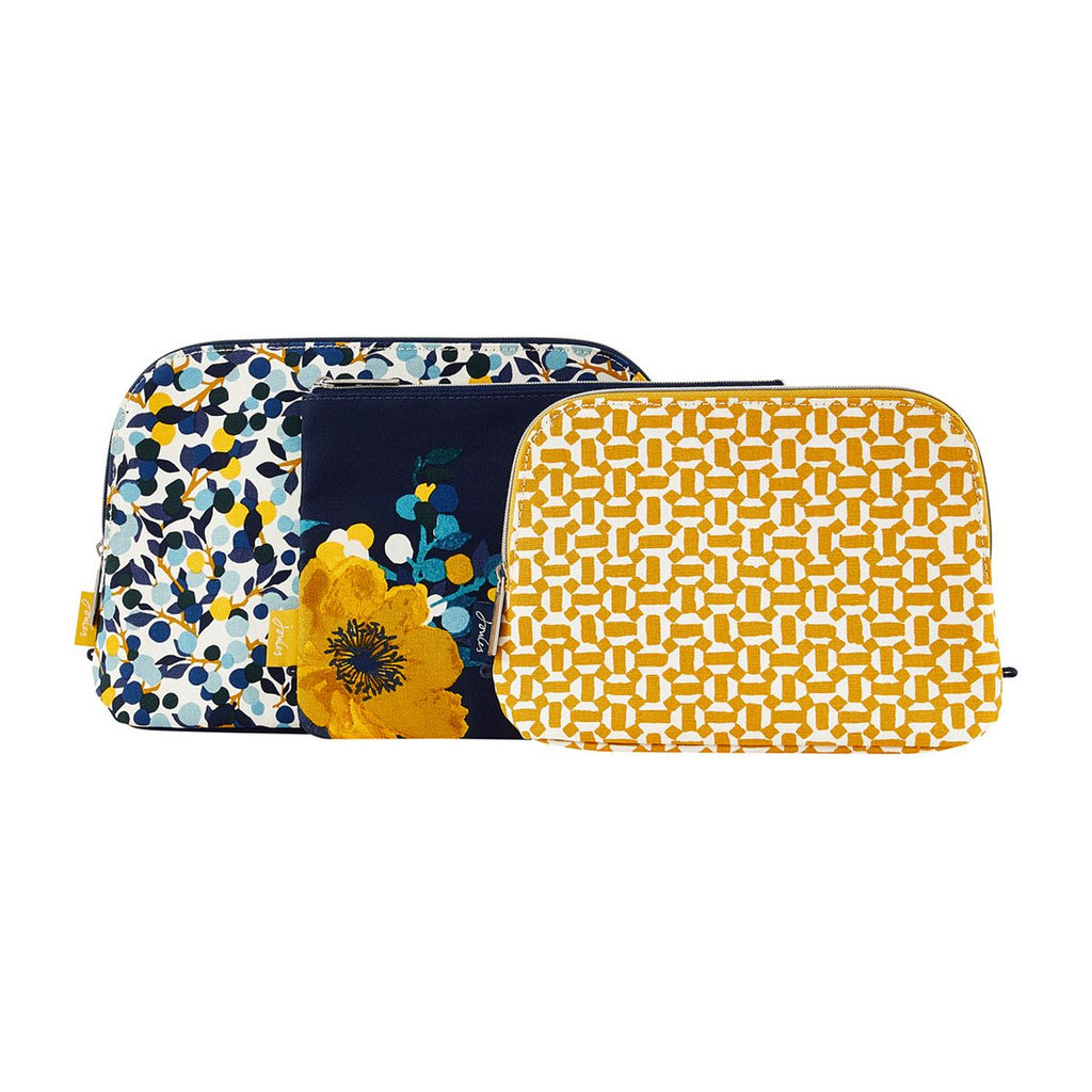 Joules Set Of Three Washbags