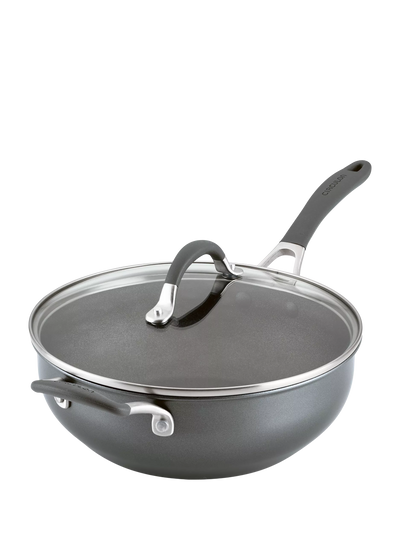 John Lewis Circulon ScratchDefense Non-Stick Chef's Pan with Lid- Buy online at McGrocer