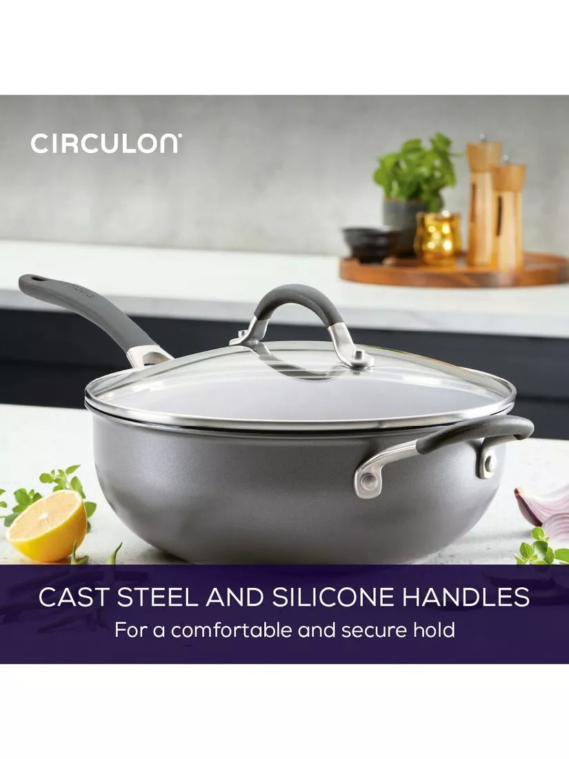 Circulon non-stick chef's pan with lid - British product