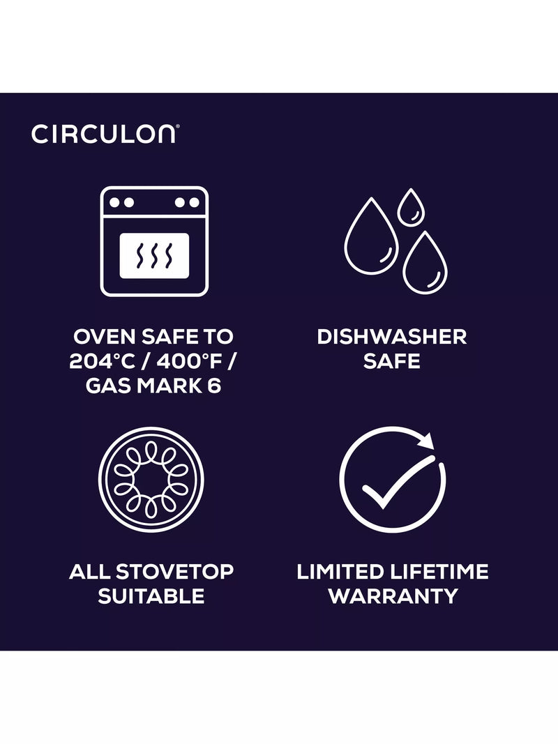 Circulon non-stick chef's pan with lid - British product