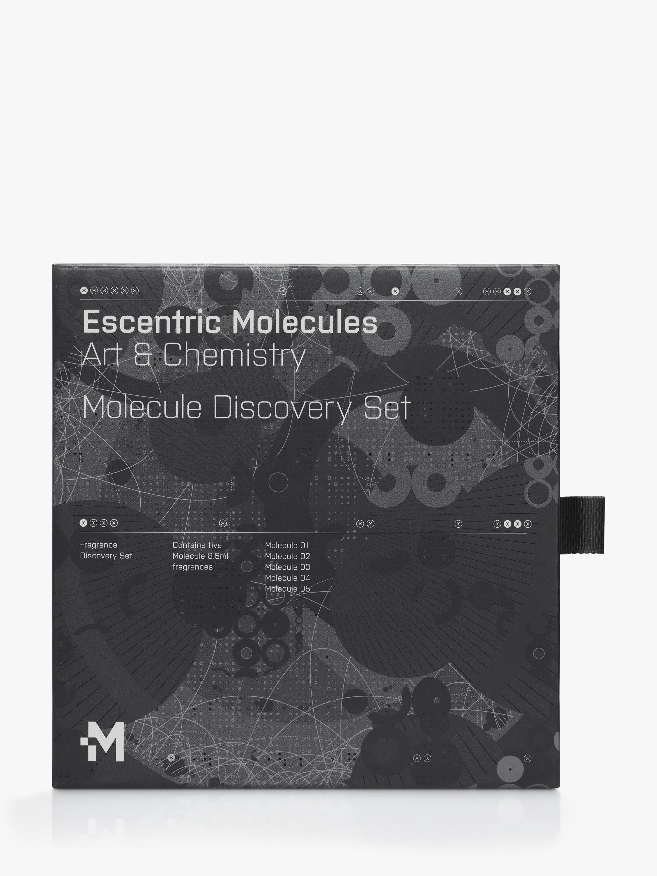 Escentric Molecules fragrance discovery gift set with 5 mini vials, 8.5ml each - British product