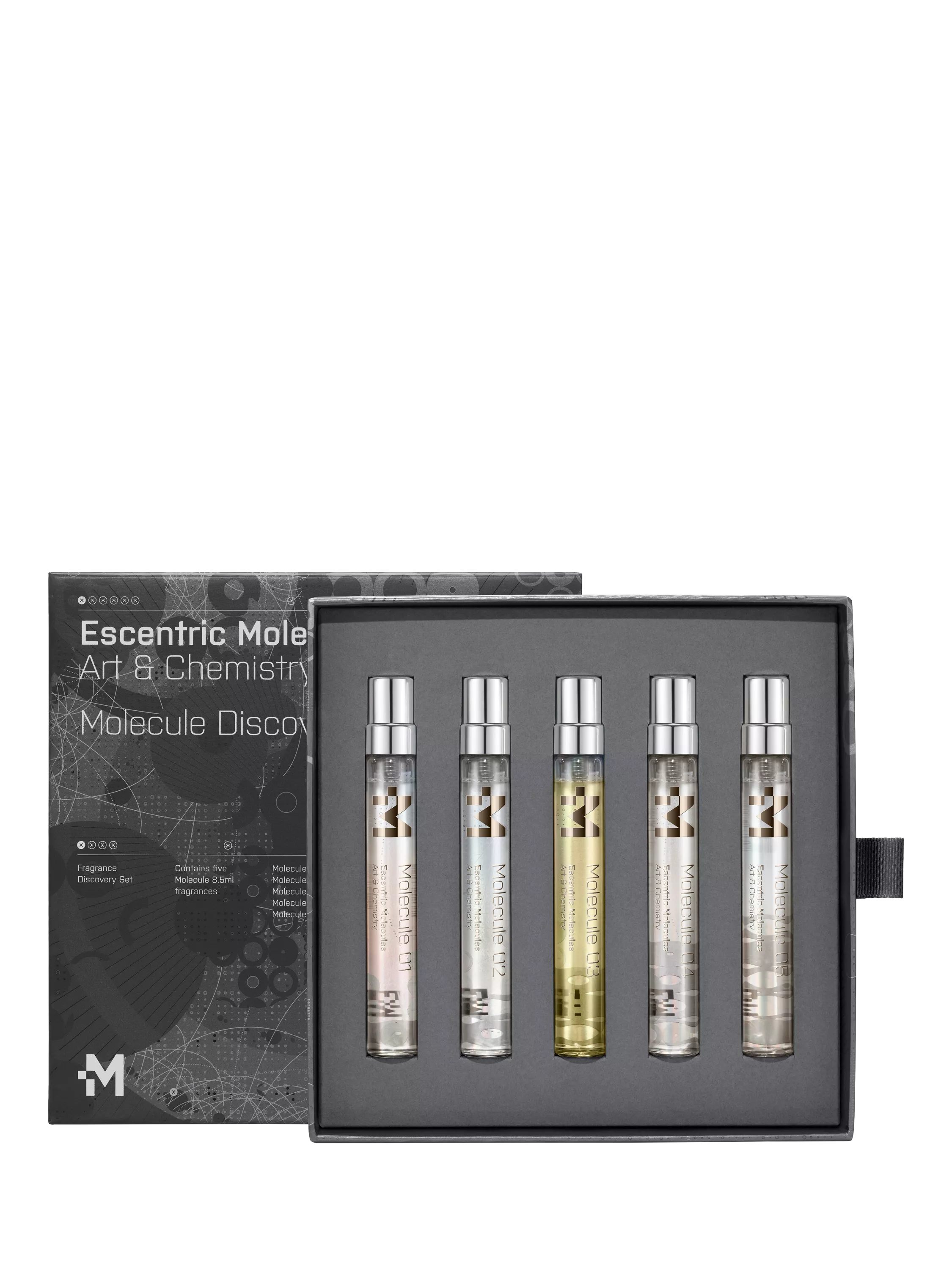 Escentric Molecules Molecule Discovery Fragrance Gift Set with 5 x 8.5ml vials - British product
