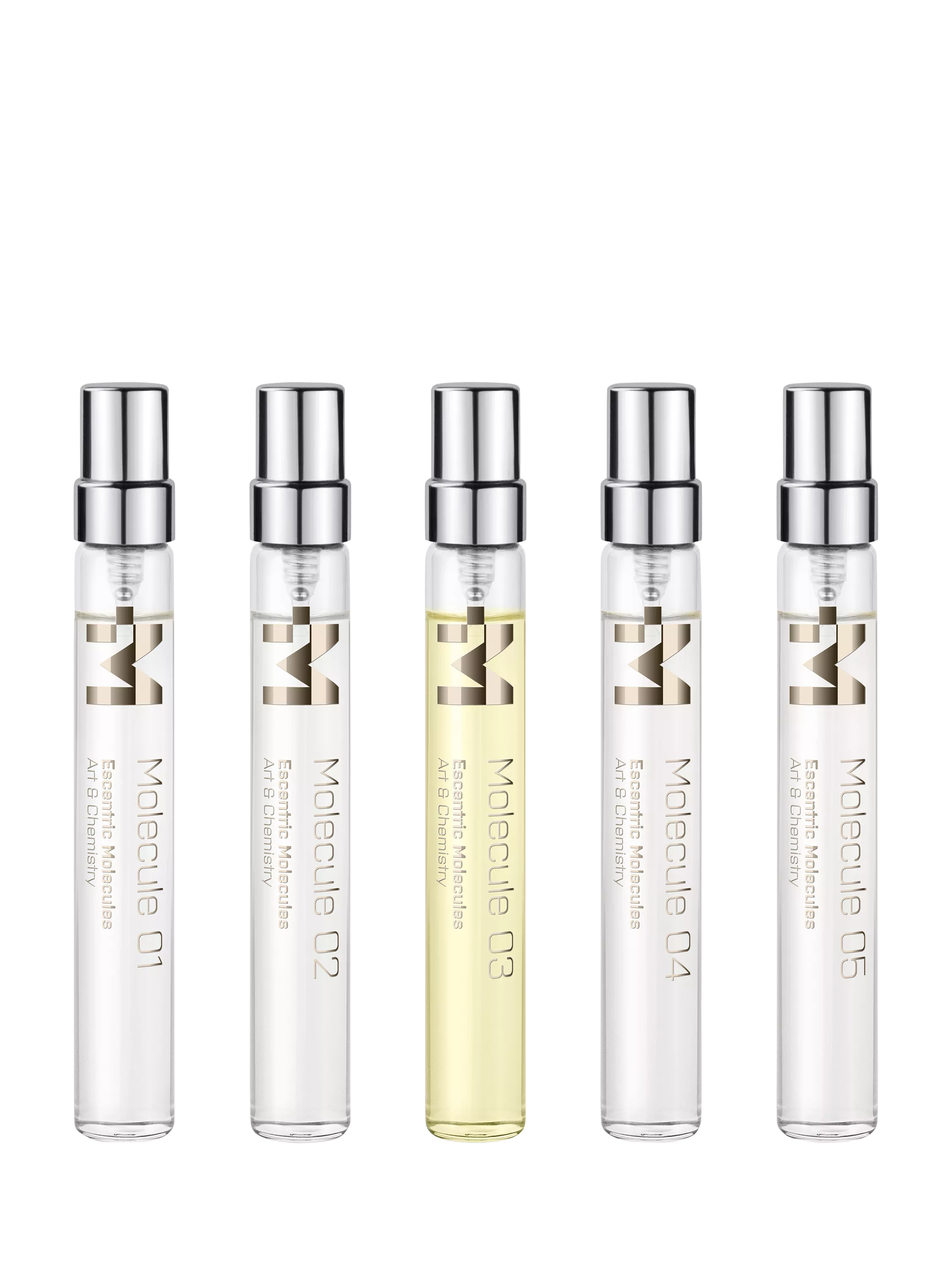 Escentric Molecules Molecule Discovery Fragrance Gift Set with 5 x 8.5ml vials - British product