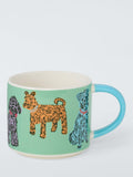 Colourful Dog Stoneware Mug 349Ml