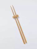 John Lewis bamboo chopstick set with rest FSC-certified, UK version