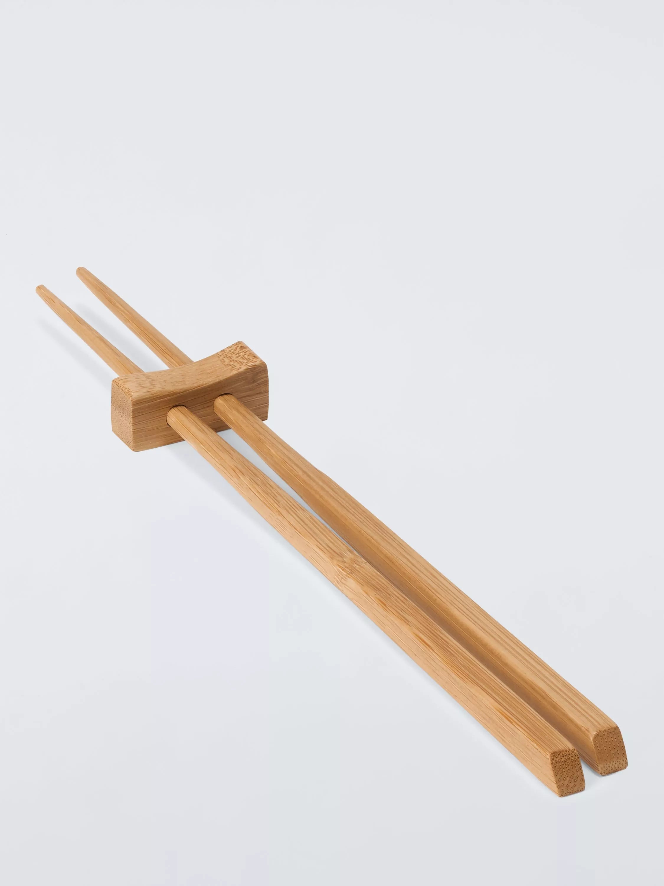 John Lewis bamboo chopstick set with rest FSC-certified, UK version