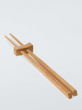 John Lewis bamboo chopstick set with rest FSC-certified, UK version
