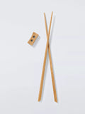 John Lewis bamboo chopstick set with rest FSC-certified, UK version