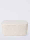 John Lewis lidded felt storage box ecru, UK version
