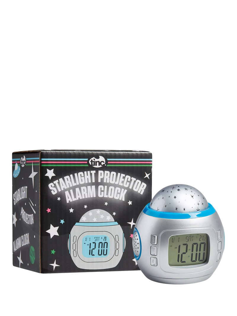 Tinc star projector alarm clock multi-function (British brand)