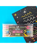 Tinc metallic pens set of 6 multi-colour ink - British product