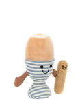 Textured Egg and Toast Soldier Soft Toy with Cotton Egg Cup