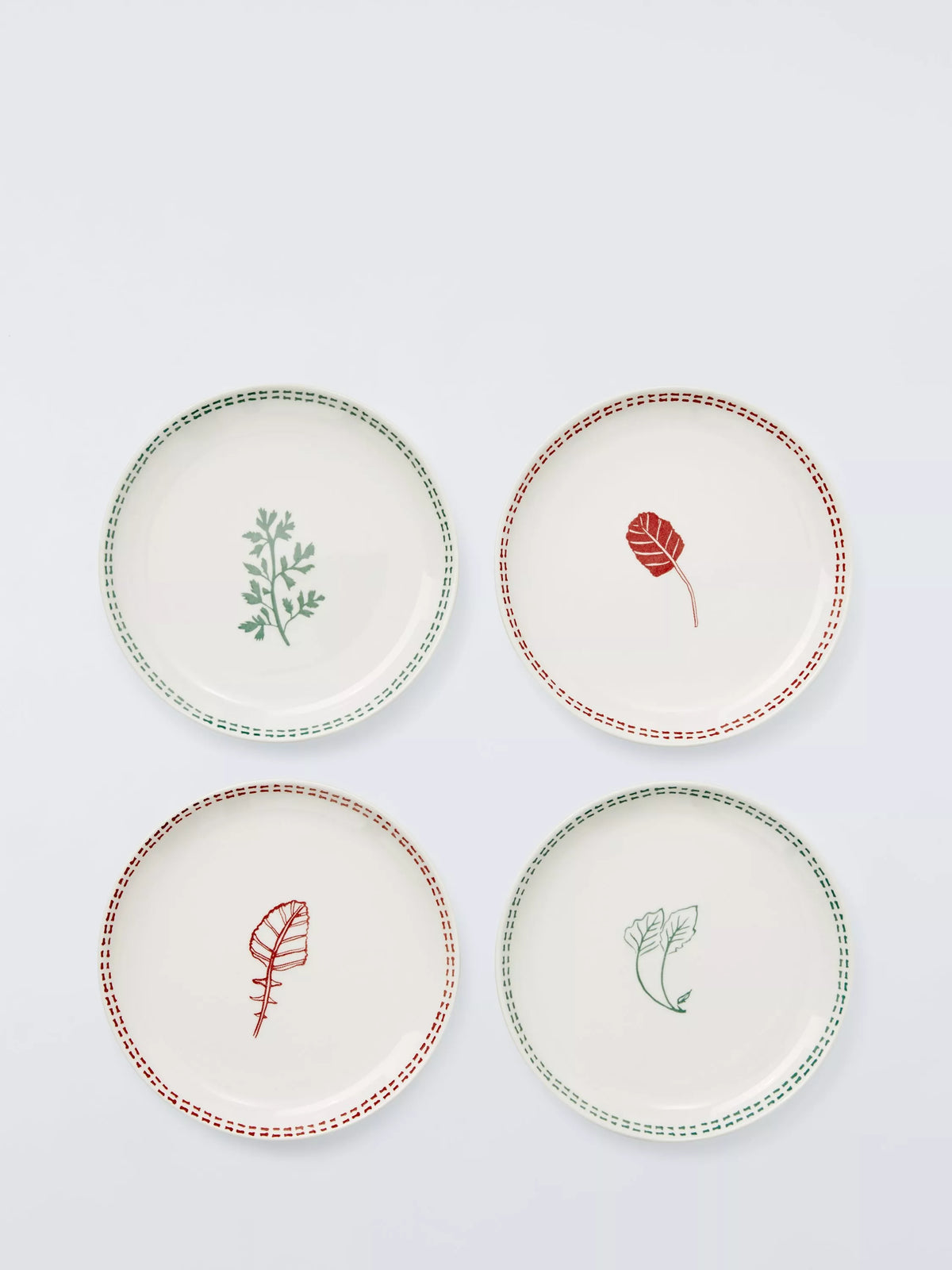 John Lewis Deliciously Ella 15cm plate set 4, imported from the UK