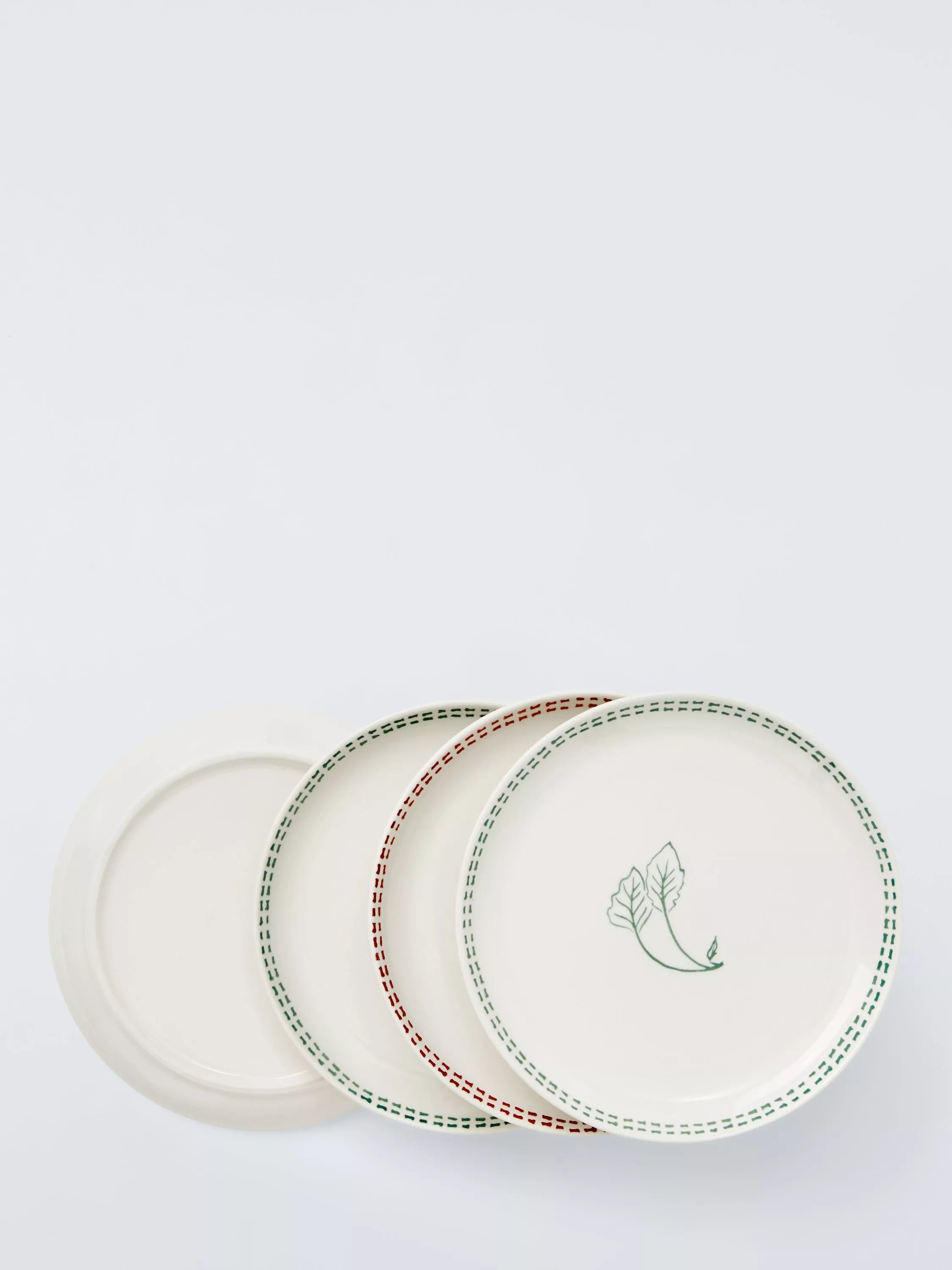 John Lewis Deliciously Ella 15cm plate set 4, imported from the UK