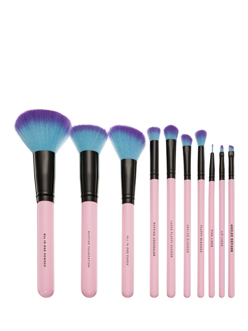 Spectrum Essential 10-piece makeup brush set, imported from the UK