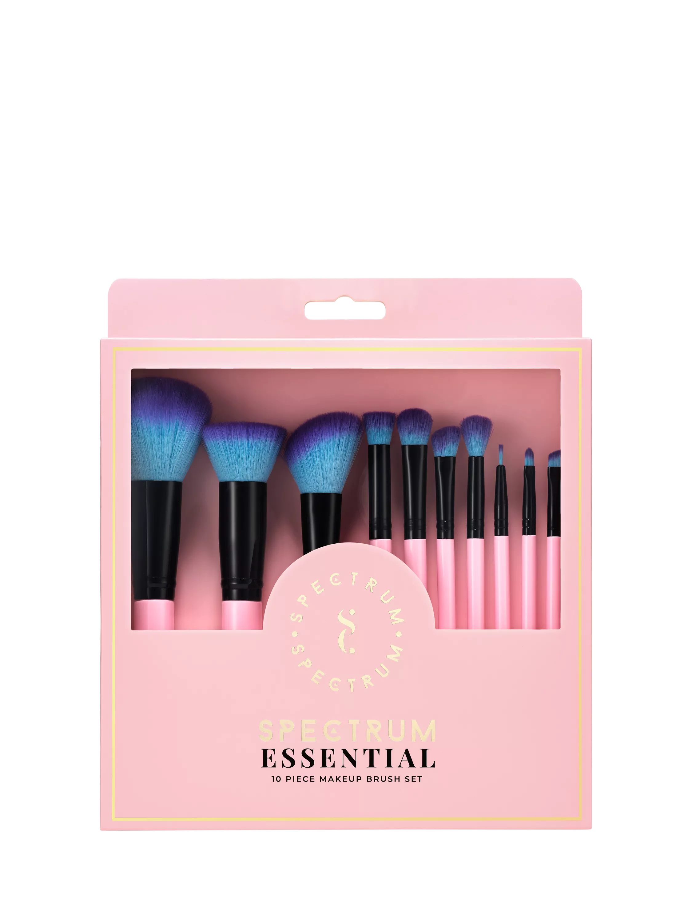 Spectrum Essential 10-piece makeup brush set, imported from the UK