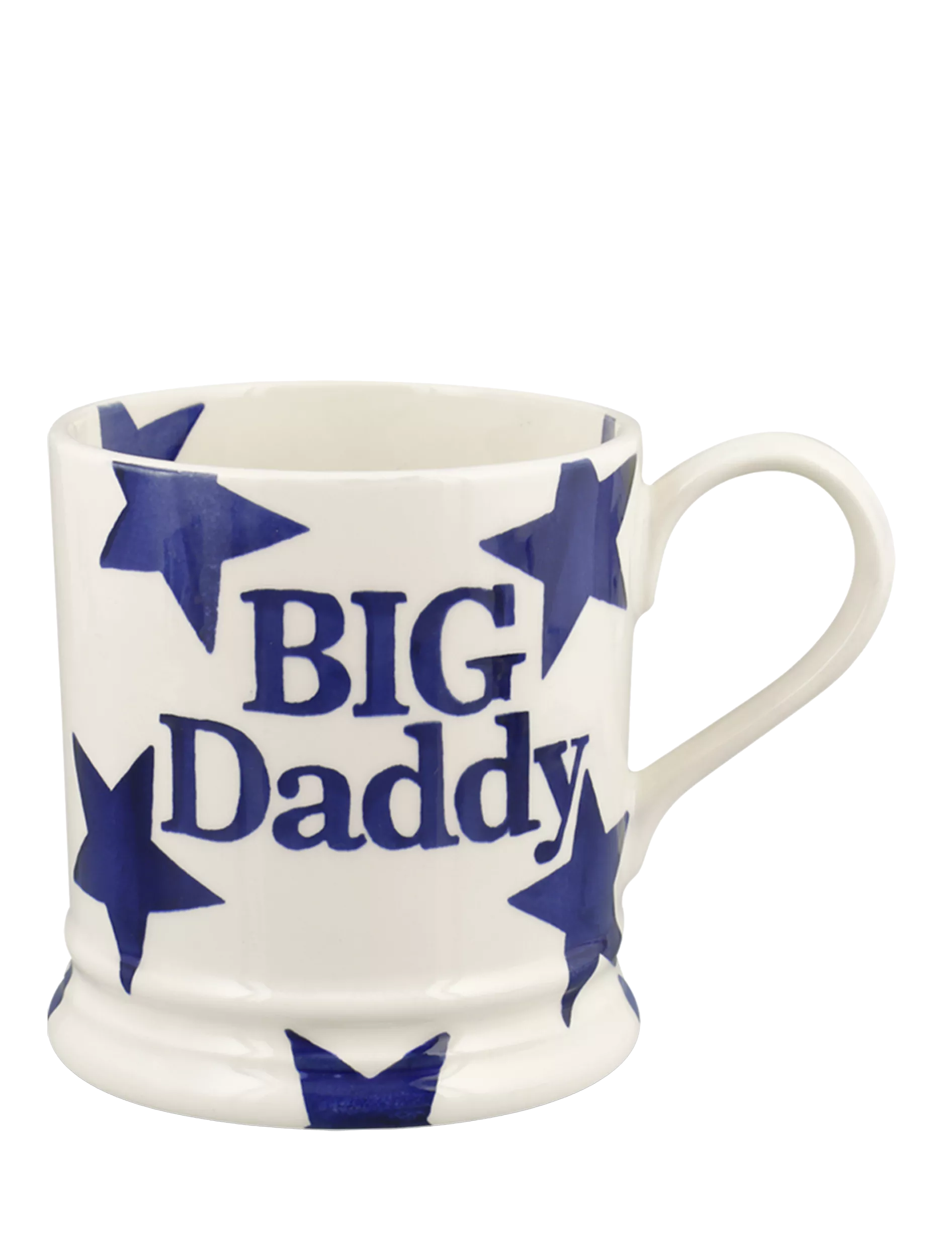 Emma Bridgewater Blue Star Big Daddy mug 470ml, imported from the UK