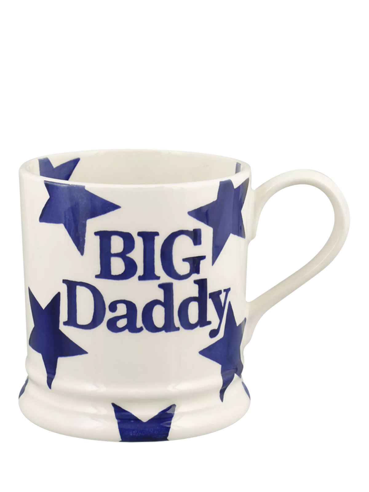 Emma Bridgewater Blue Star Big Daddy mug 470ml, imported from the UK