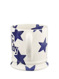 Emma Bridgewater Blue Star Big Daddy mug 470ml, imported from the UK