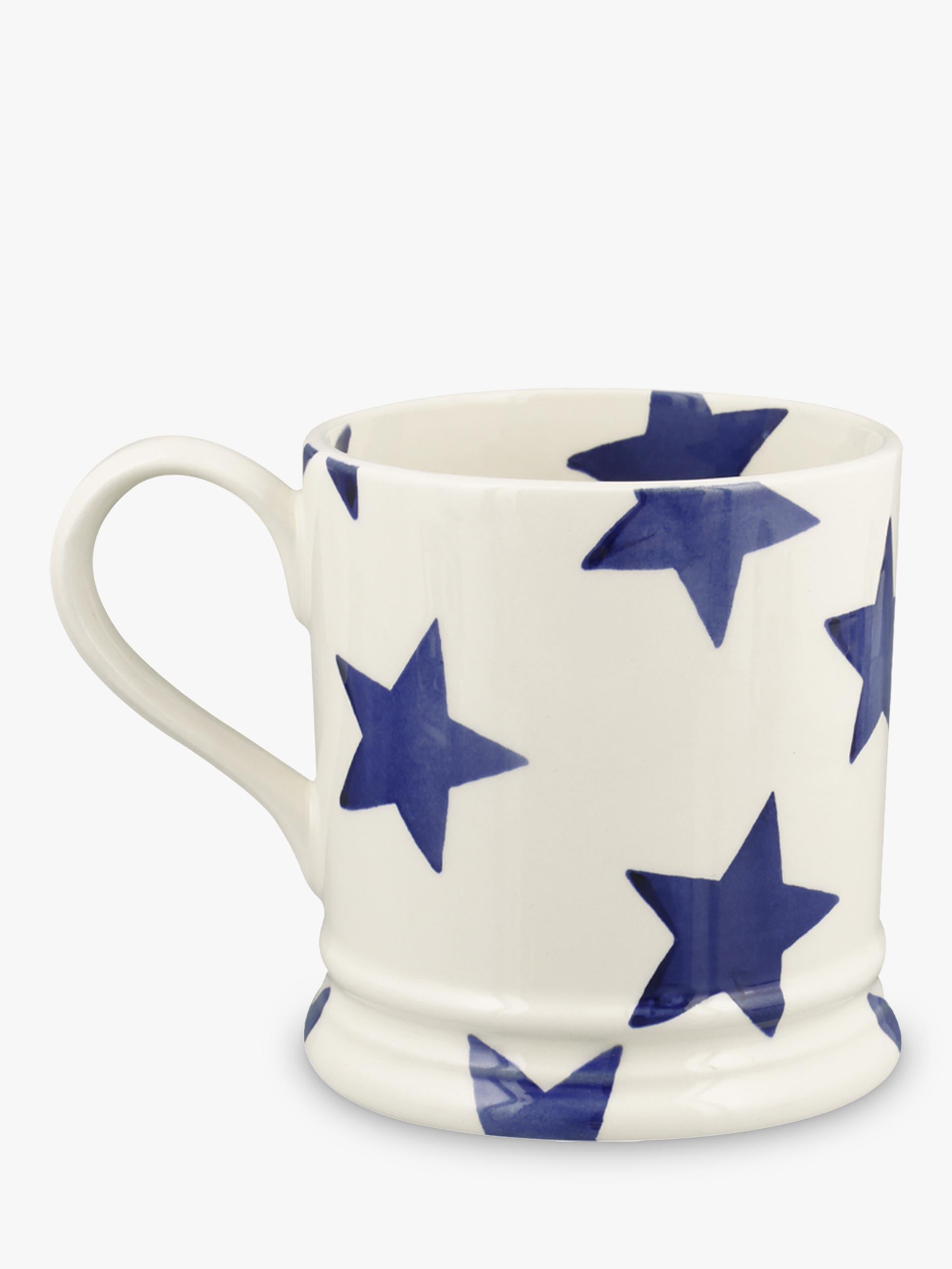 Emma Bridgewater Blue Star Big Daddy mug 470ml, imported from the UK