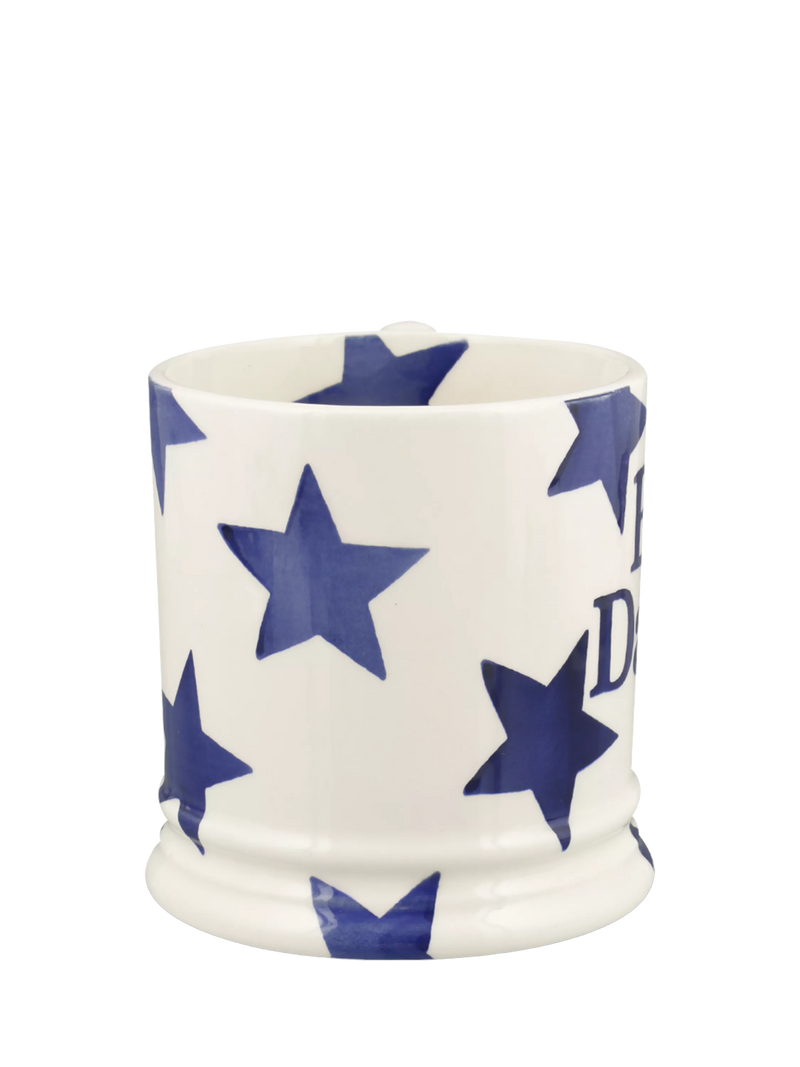 Emma Bridgewater Blue Star Big Daddy mug 470ml, imported from the UK