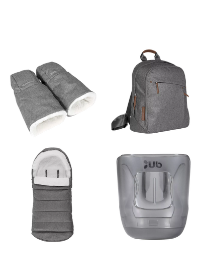 John Lewis UPPAbaby 4-delt Tilbehørspakke Greyson Barnevogn Tilbehør - Kjøp online hos McGrocer