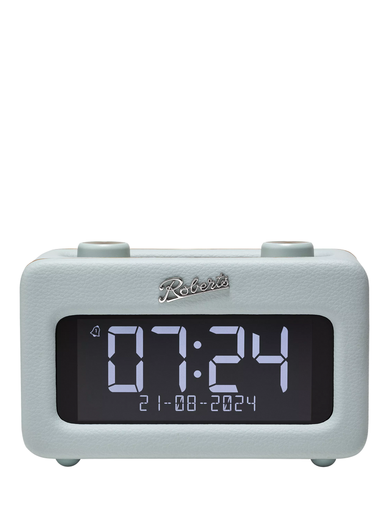 Roberts Revival Rest DAB/DAB+/FM Bluetooth Bedside Clock Radio, Duck Egg