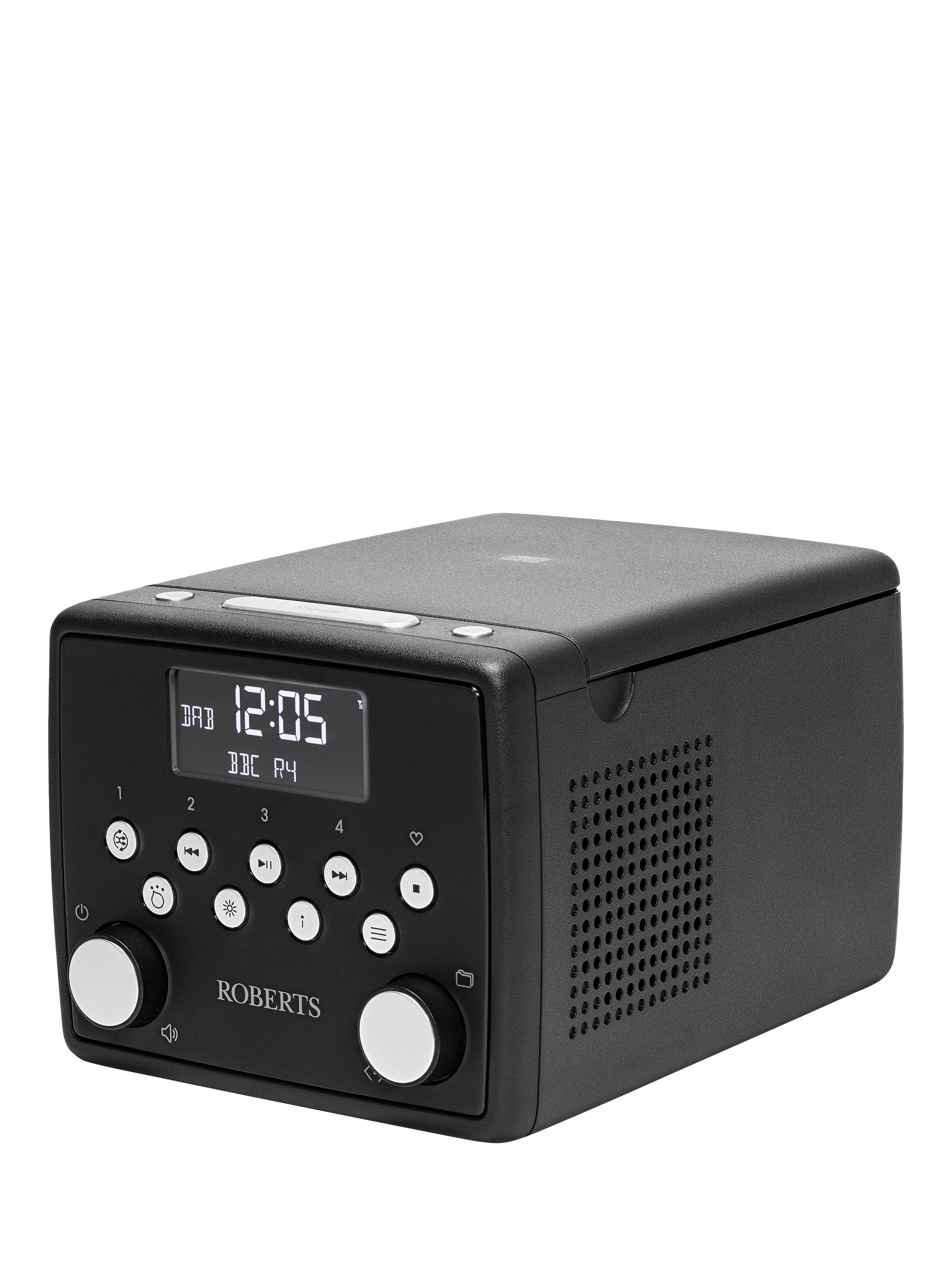 Roberts Sound49 clock radio black, UK version